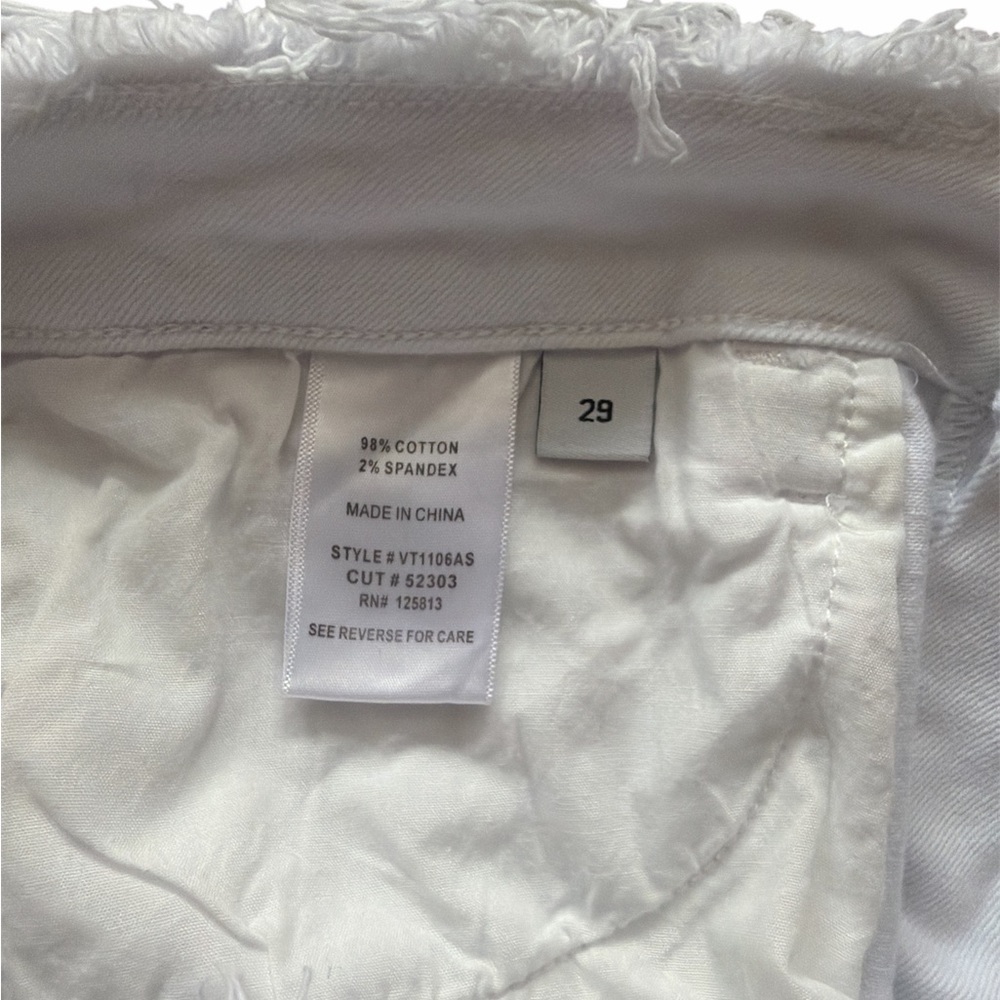 Altar’d Distressed White Women's Jeans - Picture 4 of 4